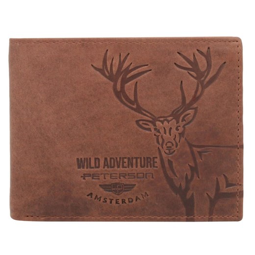 Portfel męski skórzany skóra naturalna Peterson Peterson uniwersalny lenaodniemowlakadoszkolniaka.pl