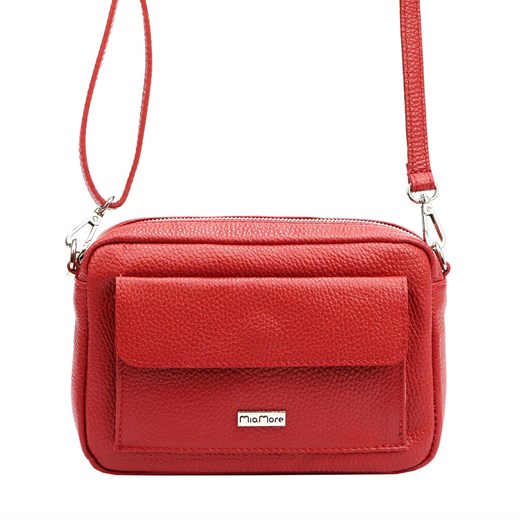 MiaMore torebka listonoszka skóra naturalna czerwony ze sklepu lenaodniemowlakadoszkolniaka.pl w kategorii Listonoszki - zdjęcie 187466495