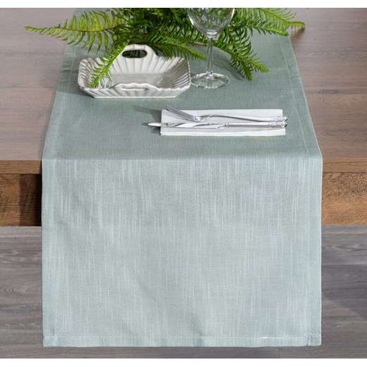 OBRUS SUMMER7 40 X 140 CM MIĘTOWY ze sklepu lenaodniemowlakadoszkolniaka.pl w kategorii Obrusy i bieżniki - zdjęcie 187466525