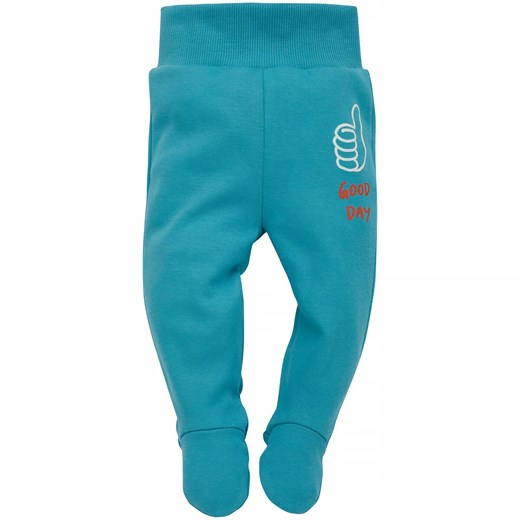 Półśpiochy niemowlęce turkus dla chłopca Pinokio Orange Filip ze sklepu lenaodniemowlakadoszkolniaka.pl w kategorii Spodnie i półśpiochy - zdjęcie 187467007