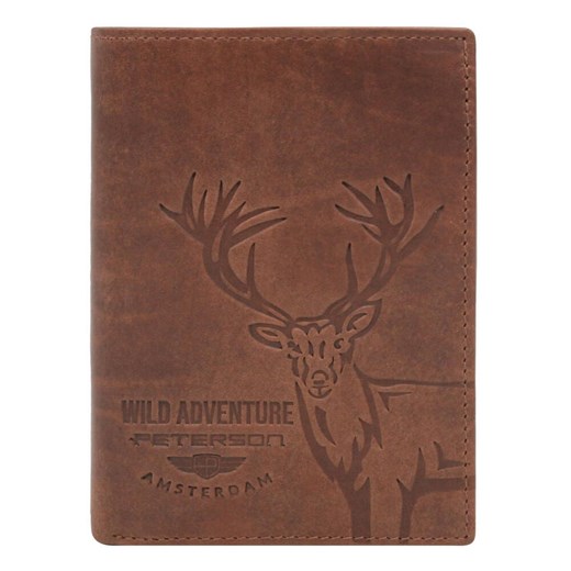 Portfel męski skórzany skóra naturalna Peterson ze sklepu lenaodniemowlakadoszkolniaka.pl w kategorii Portfele męskie - zdjęcie 187467349