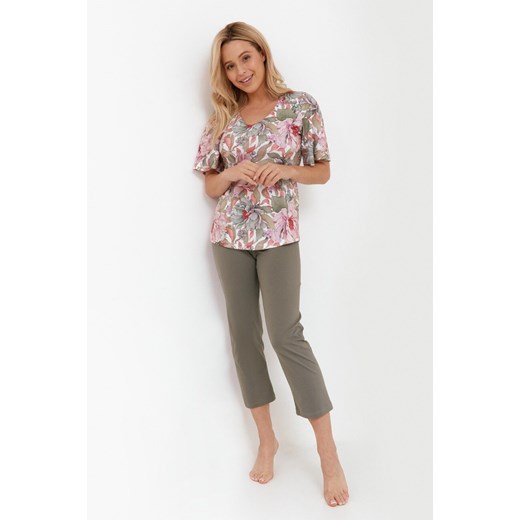 Cana piżama damska bawełna wielokolorowy rozmiar S ze sklepu lenaodniemowlakadoszkolniaka.pl w kategorii Piżamy damskie - zdjęcie 187468436