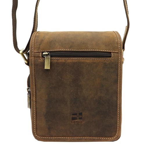 Torba saszetka na ramię męska skórzana skóra naturalna Nordee ze sklepu lenaodniemowlakadoszkolniaka.pl w kategorii Torby męskie - zdjęcie 187468675