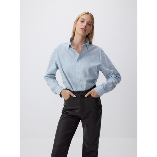 Reserved - Koszula regular fit z domieszką jedwabiu - wielobarwny ze sklepu Reserved w kategorii Koszule męskie - zdjęcie 187470438