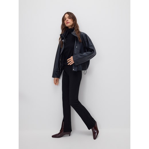 Reserved - Legginsy z rozcięciami - czarny ze sklepu Reserved w kategorii Spodnie damskie - zdjęcie 187470488