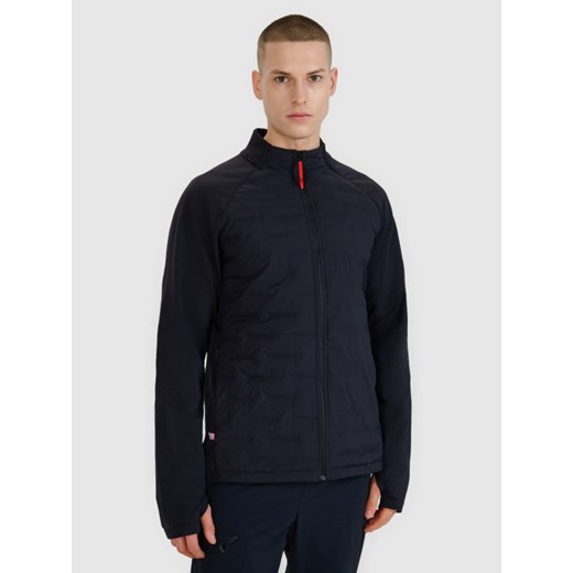 Męska kurtka trekkingowa 4F 4FWSS25TTJAM0876 - czarna ze sklepu Sportstylestory.com w kategorii Kurtki męskie - zdjęcie 187470935