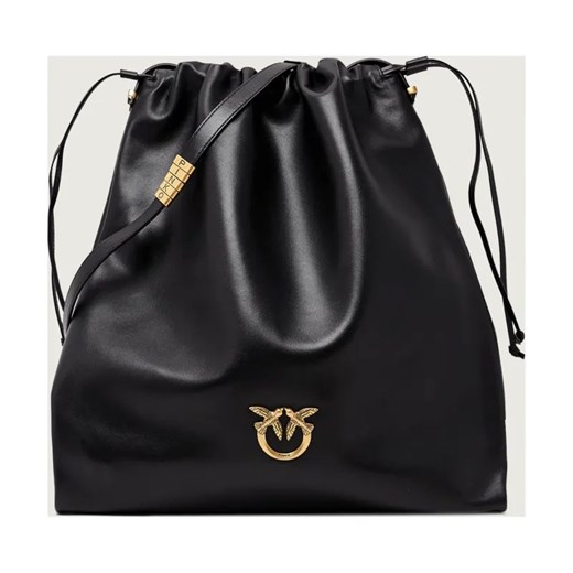 Pinko Skórzany worek SLOUCHY EXTRA ze sklepu Gomez Fashion Store w kategorii Torebki worki - zdjęcie 187471078