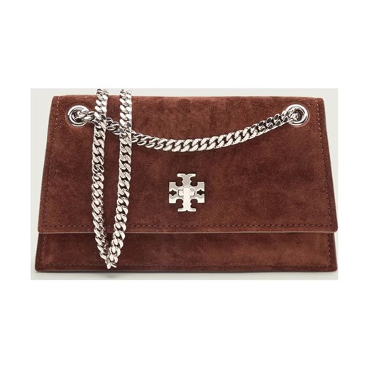 TORY BURCH Torebka na ramię Kira | zamsz ze sklepu Gomez Fashion Store w kategorii Kopertówki - zdjęcie 187471105