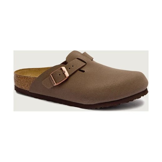 Birkenstock Mule Boston | z dodatkiem skóry | narrow fit ze sklepu Gomez Fashion Store w kategorii Klapki dziecięce - zdjęcie 187471107