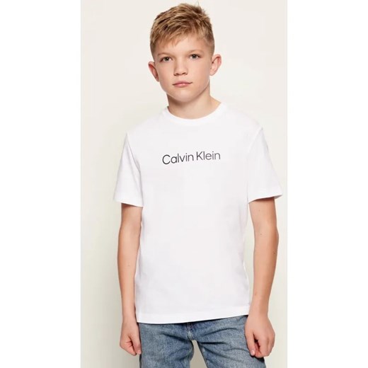 Calvin Klein Jeans T-shirt | Regular Fit ze sklepu Gomez Fashion Store w kategorii T-shirty chłopięce - zdjęcie 187471779