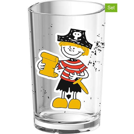 Emsa Kubki (2 szt.) &quot;Pirates&quot; - 200 ml ze sklepu Limango Polska w kategorii Naczynia dziecięce - zdjęcie 187472185