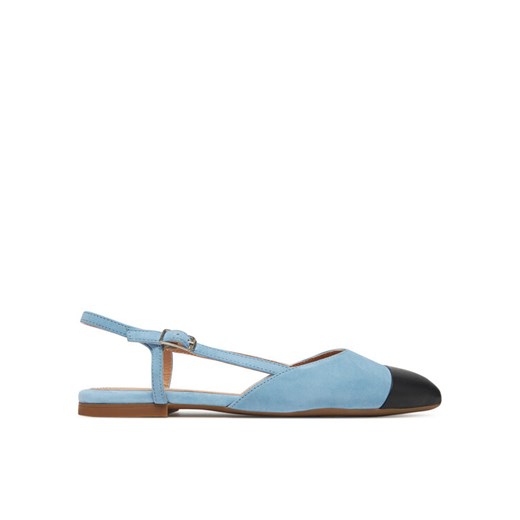 Baleriny Unisa Asley 25 Ks Nto Błękitny ze sklepu eobuwie.pl w kategorii Balerinki - zdjęcie 187473285
