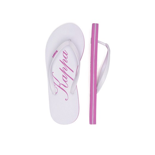 Japonki Kappa 351C23W Pink Fuchsia - White Kolorowy ze sklepu eobuwie.pl w kategorii Klapki damskie - zdjęcie 187473287