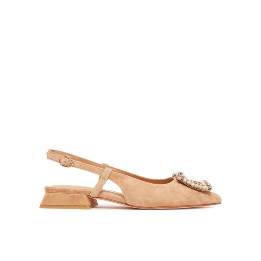 Czółenka Alma En Pena V250480 Beżowy ze sklepu eobuwie.pl w kategorii Balerinki - zdjęcie 187473318