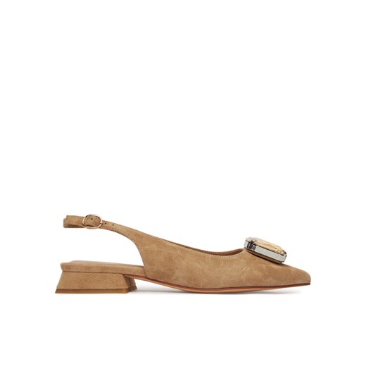 Czółenka Alma En Pena V250482 Beżowy ze sklepu eobuwie.pl w kategorii Balerinki - zdjęcie 187473355