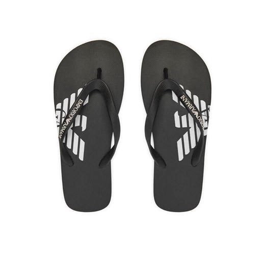 Japonki Emporio Armani XVQS08 XN746 A120 Czarny ze sklepu eobuwie.pl w kategorii Klapki męskie - zdjęcie 187473378