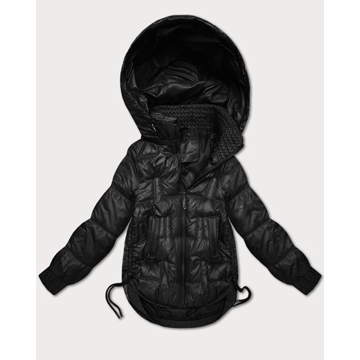 Przejściowa kurtka ze ściąganymi bokami S'West czarna (B8292-1) ze sklepu goodlookin.pl w kategorii Kurtki damskie - zdjęcie 187473849