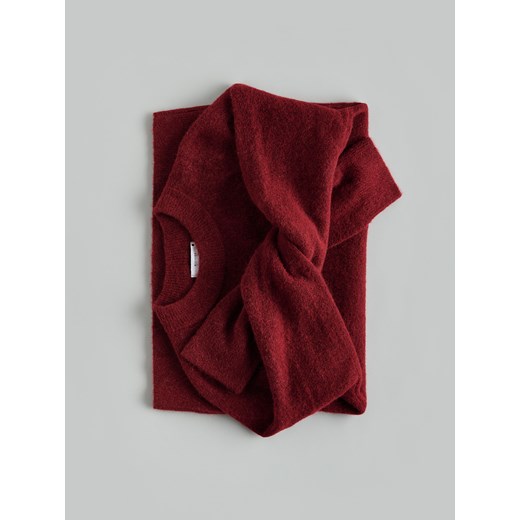 Reserved - Sweter z wełną - burgundowy ze sklepu Reserved w kategorii Swetry damskie - zdjęcie 187473958