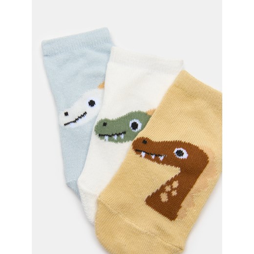 Sinsay - Skarpetki 3 pack - wielobarwny Sinsay 19/22 Sinsay