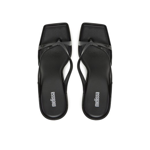 Japonki Melissa Glass Heel Ad 35801 Czarny ze sklepu eobuwie.pl w kategorii Klapki damskie - zdjęcie 187475637