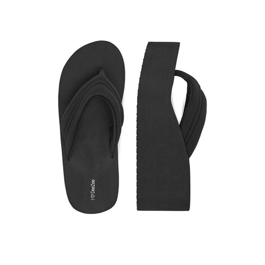 Japonki DeeZee CT0626-10 Czarny ze sklepu eobuwie.pl w kategorii Klapki damskie - zdjęcie 187475678