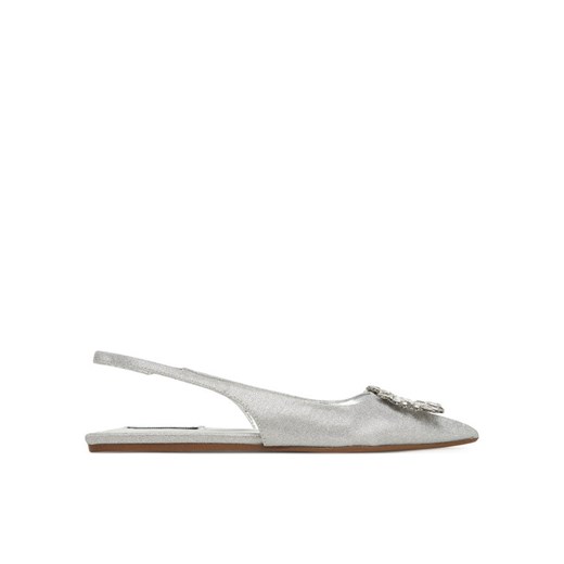 Czółenka Steve Madden Calista SM11003625 Srebrny ze sklepu eobuwie.pl w kategorii Balerinki - zdjęcie 187475726
