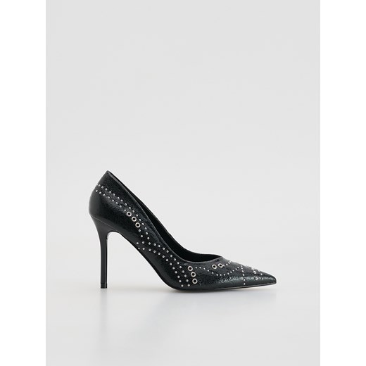 Reserved - Czółenka z metalowymi okuciami - czarny ze sklepu Reserved w kategorii Czółenka - zdjęcie 187476358