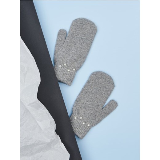 Sinsay - Rękawiczki - szary ze sklepu Sinsay w kategorii Rękawiczki damskie - zdjęcie 187476647