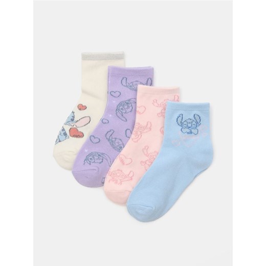 Sinsay - Skarpetki 4 pack Stitch - wielobarwny ze sklepu Sinsay w kategorii Skarpetki dziecięce - zdjęcie 187476657