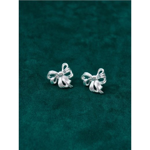 Sinsay - Kolczyki w kształcie kokardek - srebrny Sinsay One Size Sinsay
