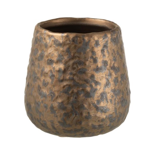 J Line Osłonka w kolorze miedzianym na doniczkę - wys. 13 x Ø 12 cm ze sklepu Limango Polska w kategorii Doniczki i osłonki - zdjęcie 187476695