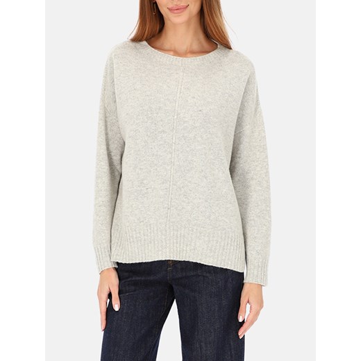 Szary sweter dzianinowy z wełną i kaszmirem L’AF Klara ze sklepu Eye For Fashion w kategorii Swetry damskie - zdjęcie 187478189