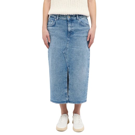 Damska spódnica jeansowa MUSTANG Eureka Denim Skirt Denim Blue 1016225 5000 582 ze sklepu YouNeedit.pl w kategorii Spódnice - zdjęcie 187478558