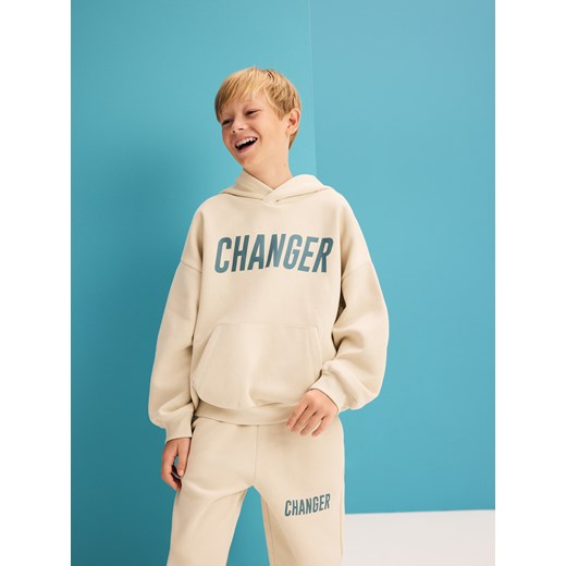 Reserved - Dzianinowy komplet - złamana biel ze sklepu Reserved w kategorii Komplety chłopięce - zdjęcie 187478838