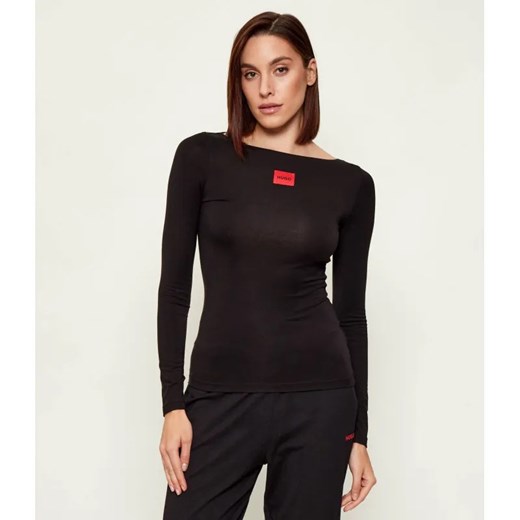 Hugo Bodywear Bluzka | Slim Fit ze sklepu Gomez Fashion Store w kategorii Bluzki damskie - zdjęcie 187479646