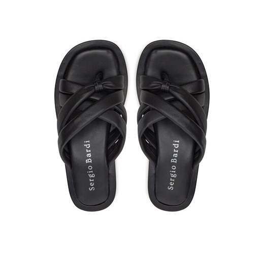 Japonki Sergio Bardi DELL-CHV-AC-01SB Czarny ze sklepu eobuwie.pl w kategorii Klapki damskie - zdjęcie 187480097