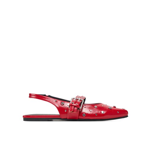 ONLY Shoes Baleriny OnLaura-5 15340903 Czerwony ze sklepu MODIVO w kategorii Sandały damskie - zdjęcie 187481216