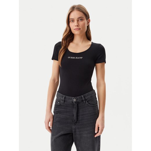Guess Jeans Body W5GP25 J1314 Czarny Slim Fit ze sklepu MODIVO w kategorii Bluzki damskie - zdjęcie 187481228