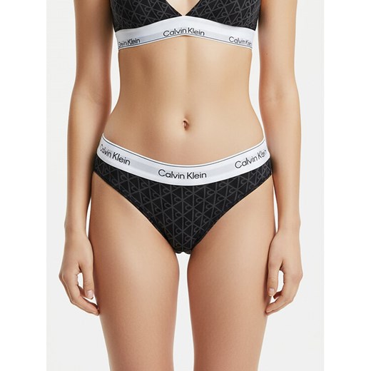 Calvin Klein Underwear Stringi LV00QF8518 Czarny ze sklepu MODIVO w kategorii Majtki damskie - zdjęcie 187481327