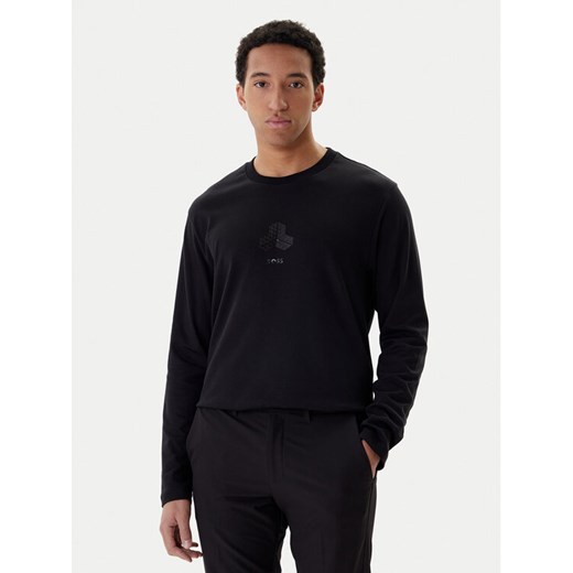 BOSS Longsleeve Mirror Togn 50549414 Czarny Relaxed Fit ze sklepu MODIVO w kategorii T-shirty męskie - zdjęcie 187481338