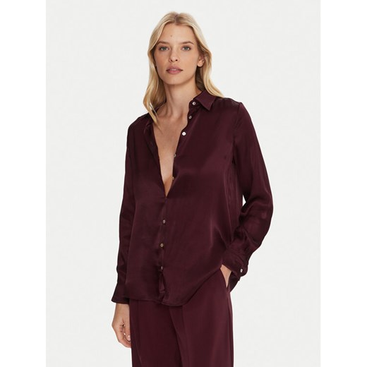Marella Koszula Bunny 2523116015 Bordowy Regular Fit ze sklepu MODIVO w kategorii Koszule damskie - zdjęcie 187481347