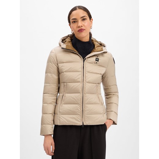 Blauer Damska kurtka puchowa Kobiety Sztuczne włókno granatowy jednolity ze sklepu vangraaf w kategorii Kurtki damskie - zdjęcie 187482059