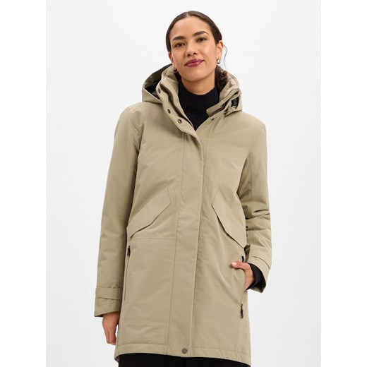 Didriksons Damska kurtka przeciwdeszczowa Kobiety Sztuczne włókno kitt jednolity ze sklepu vangraaf w kategorii Kurtki damskie - zdjęcie 187482075