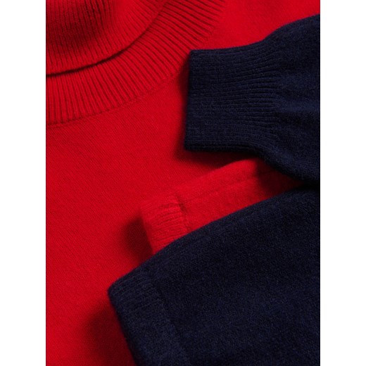 Reserved - Sweter z golfem - granatowy Reserved S Reserved