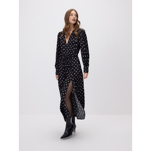 Reserved - Sukienka z wiskozy - wielobarwny Reserved XS Reserved