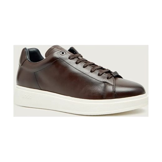 BOSS BLACK Skórzane sneakersy Bulton_Runn_buf ze sklepu Gomez Fashion Store w kategorii Buty sportowe męskie - zdjęcie 187482867