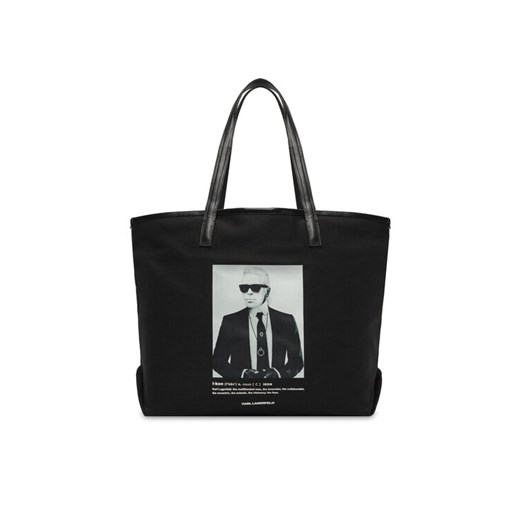 Torebka KARL LAGERFELD B1W50059 Czarny ze sklepu eobuwie.pl w kategorii Torby Shopper bag - zdjęcie 187483946