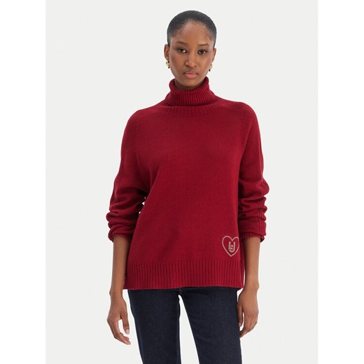 Liu Jo Golf MF5445 MS76L Czerwony Regular Fit ze sklepu MODIVO w kategorii Swetry damskie - zdjęcie 187484549
