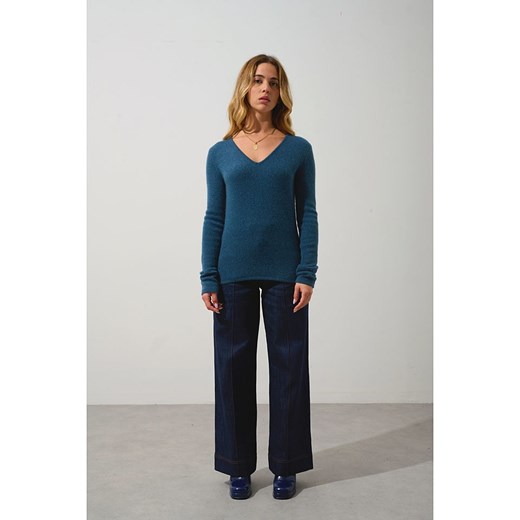 AUTHENTIC CASHMERE Kaszmirowy sweter &quot;Chelsea&quot; w kolorze niebieskim ze sklepu Limango Polska w kategorii Swetry damskie - zdjęcie 187485647