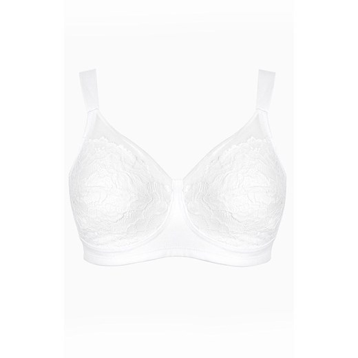 Biustonosz koronkowy miękki biały z szerokimi ramiączkami Pamela Pizzo, Kolor biały, Rozmiar 75D, INFIORE ze sklepu Intymna w kategorii Biustonosze - zdjęcie 187485717